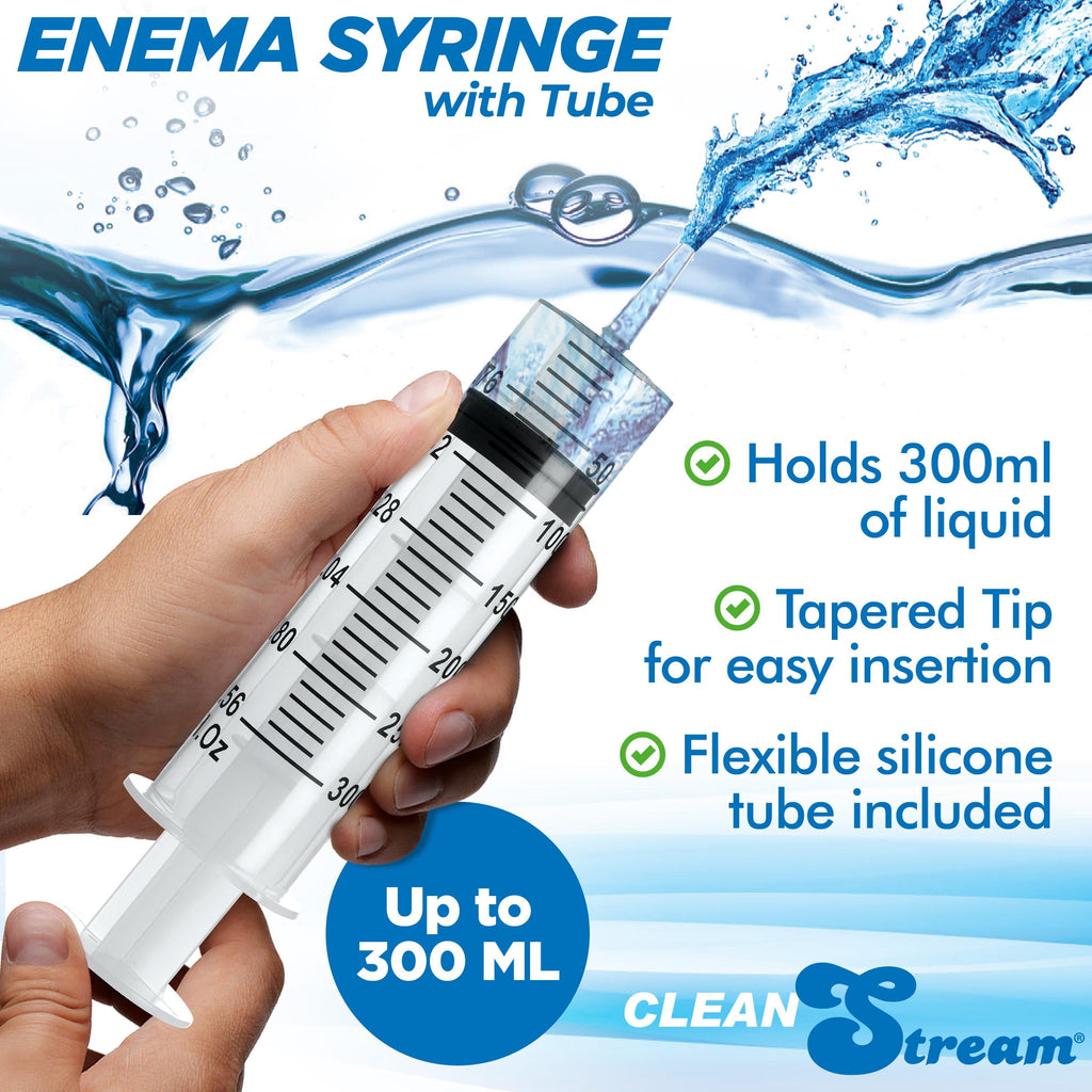 Jeringa de enema con tubo