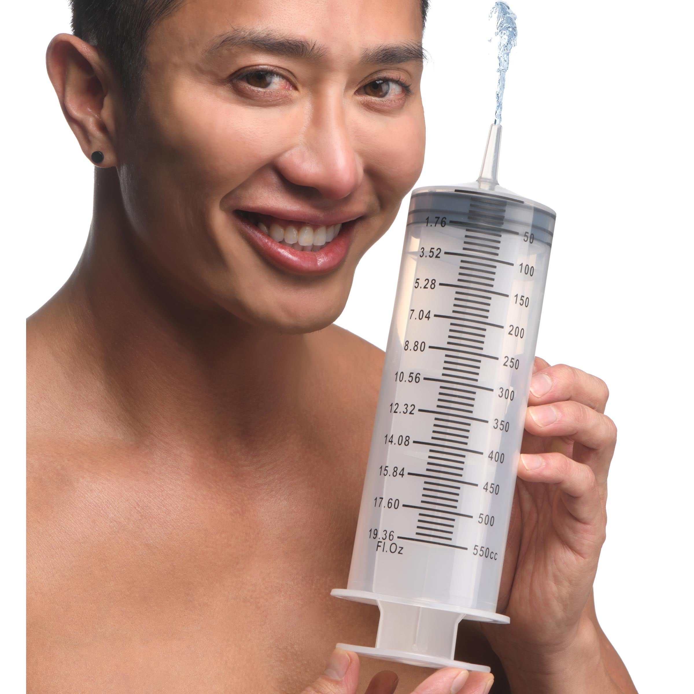 Jeringa de enema con tubo