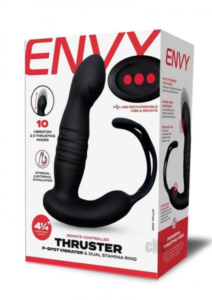 Envy Toys Remote Thrust P Spot Dual Ring - DealByEthan.gay loves Envy