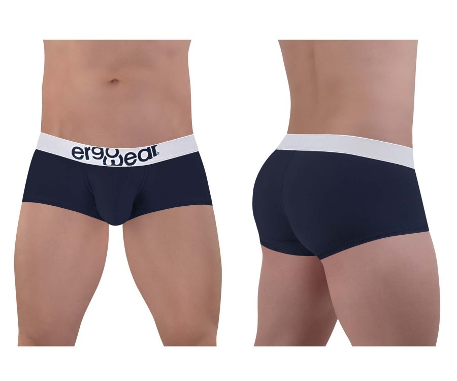 ErgoWear EW1472 MAX COTTON Trunks Color Navy Blue - DealByEthan.gay loves ErgoWear