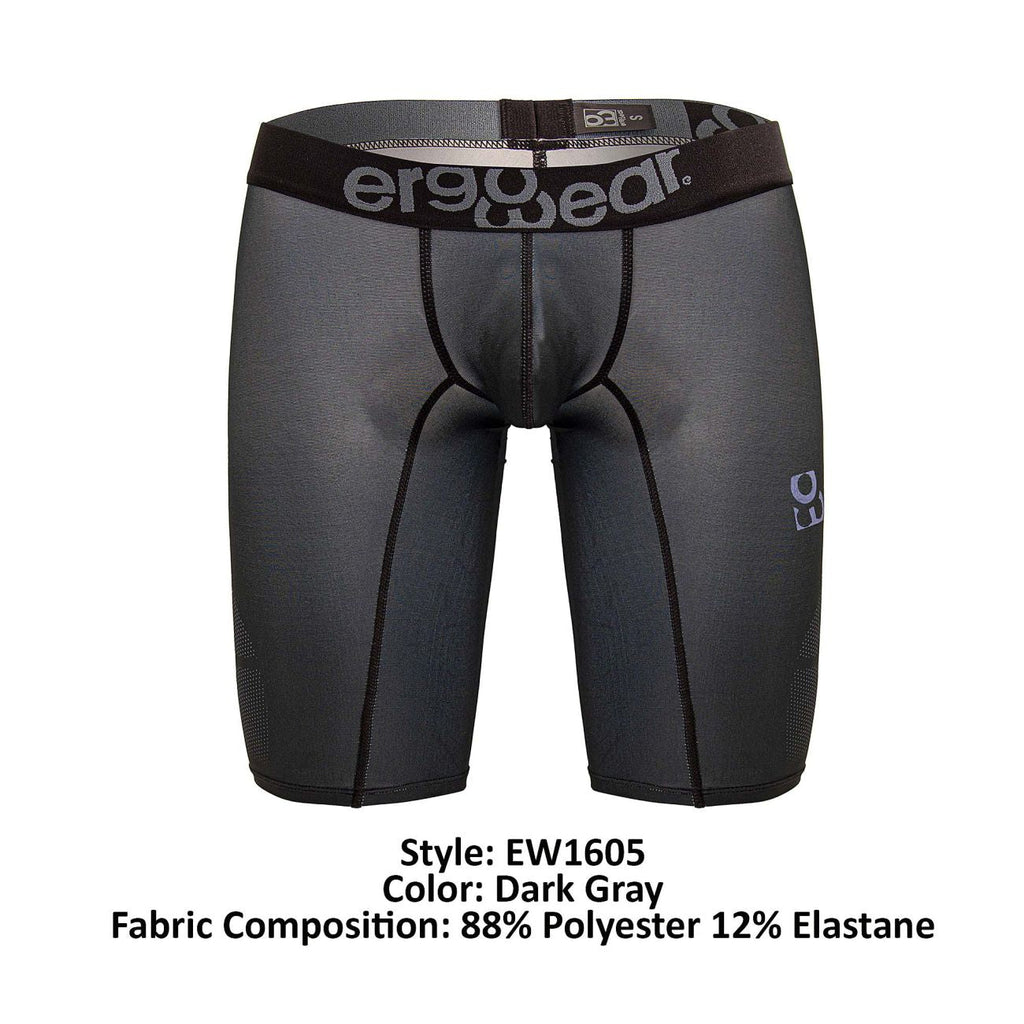ErgoWear EW1605 MAX SE Athletic Shorts Color Dark Gray - DealByEthan.gay loves ErgoWear