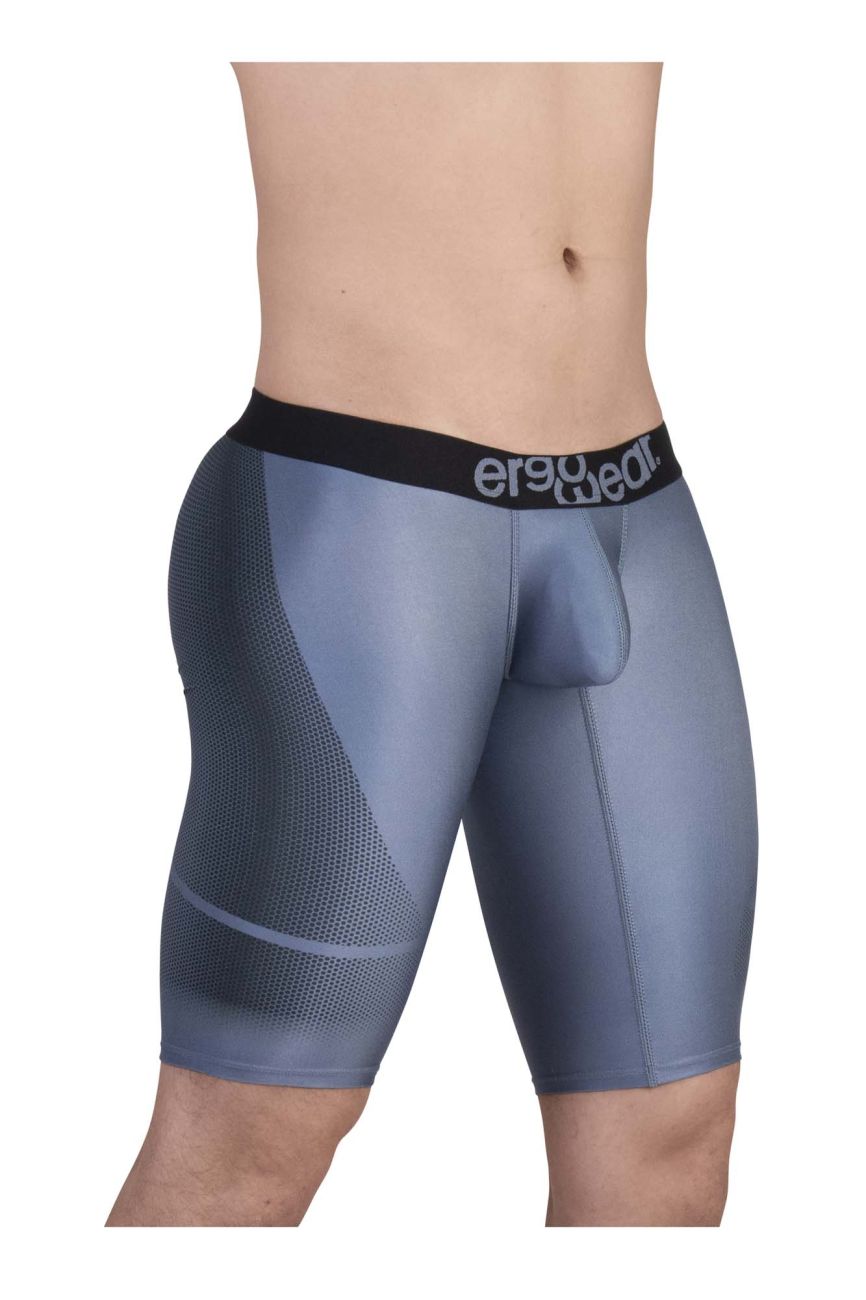 ErgoWear EW1609 MAX SE Athletic Shorts Color Gray-Black - DealByEthan.gay loves ErgoWear