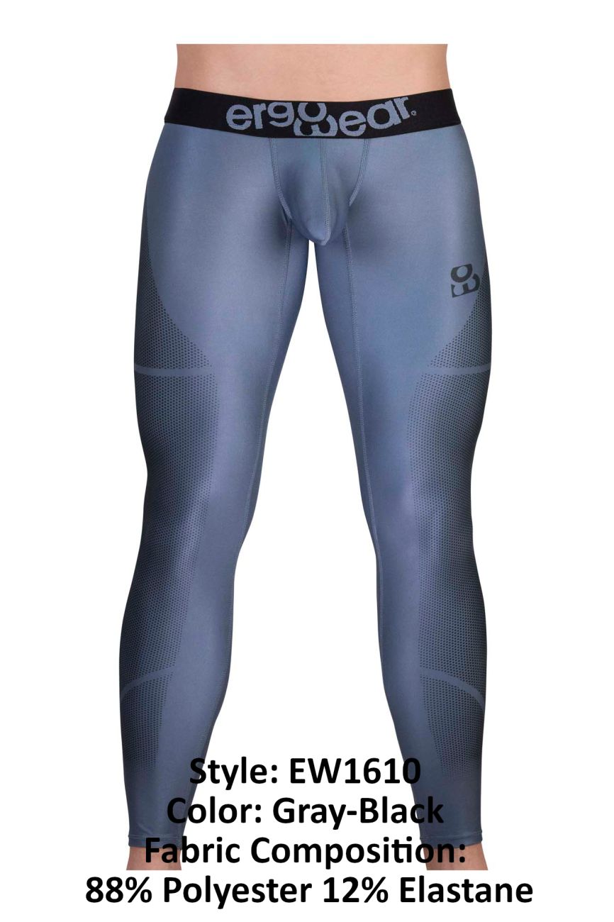 ErgoWear EW1610 MAX SE Athletic Pants Color Gray-Black - DealByEthan.gay loves ErgoWear
