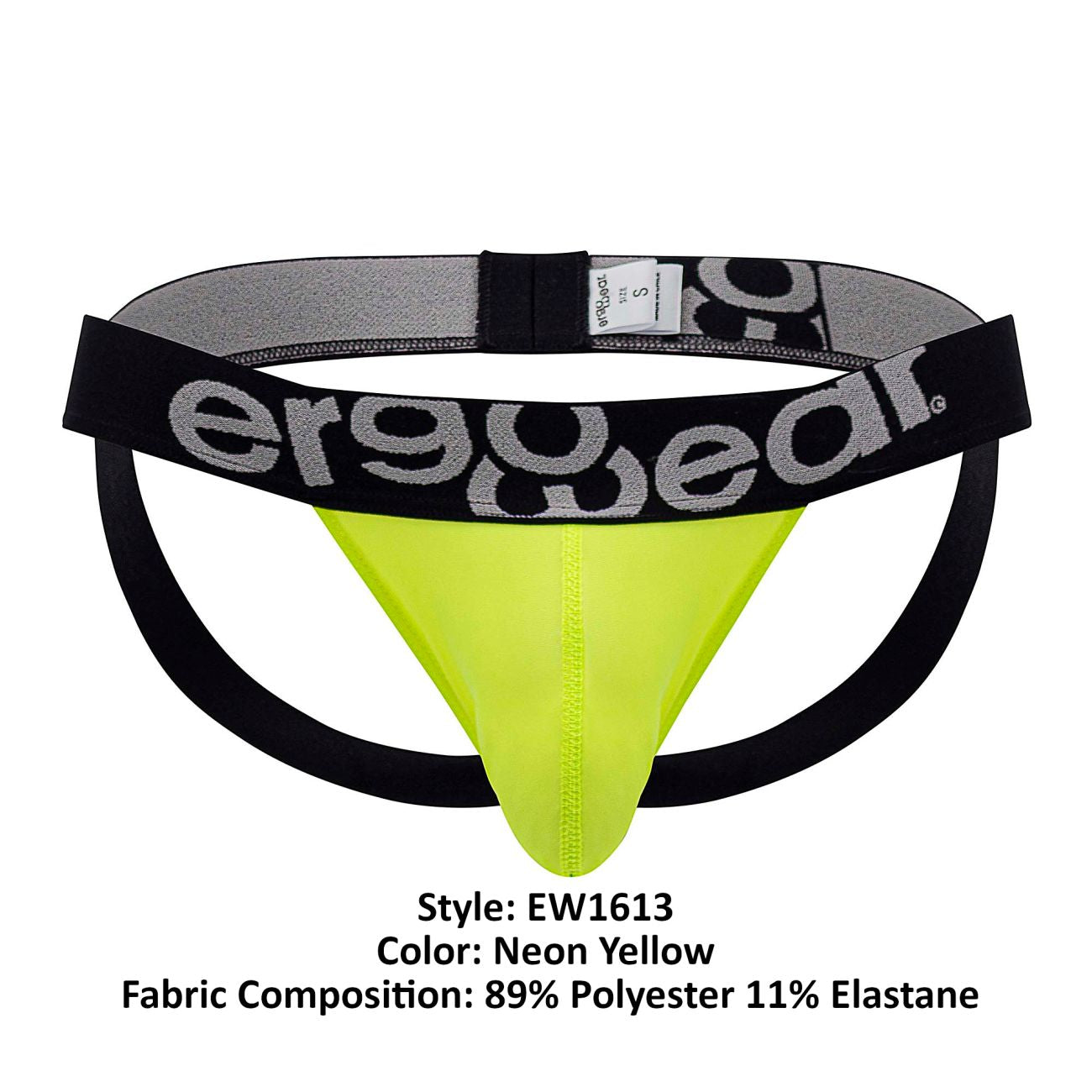 ErgoWear EW1613 MAX SE Jockstrap Color Neon Yellow - DealByEthan.gay loves ErgoWear