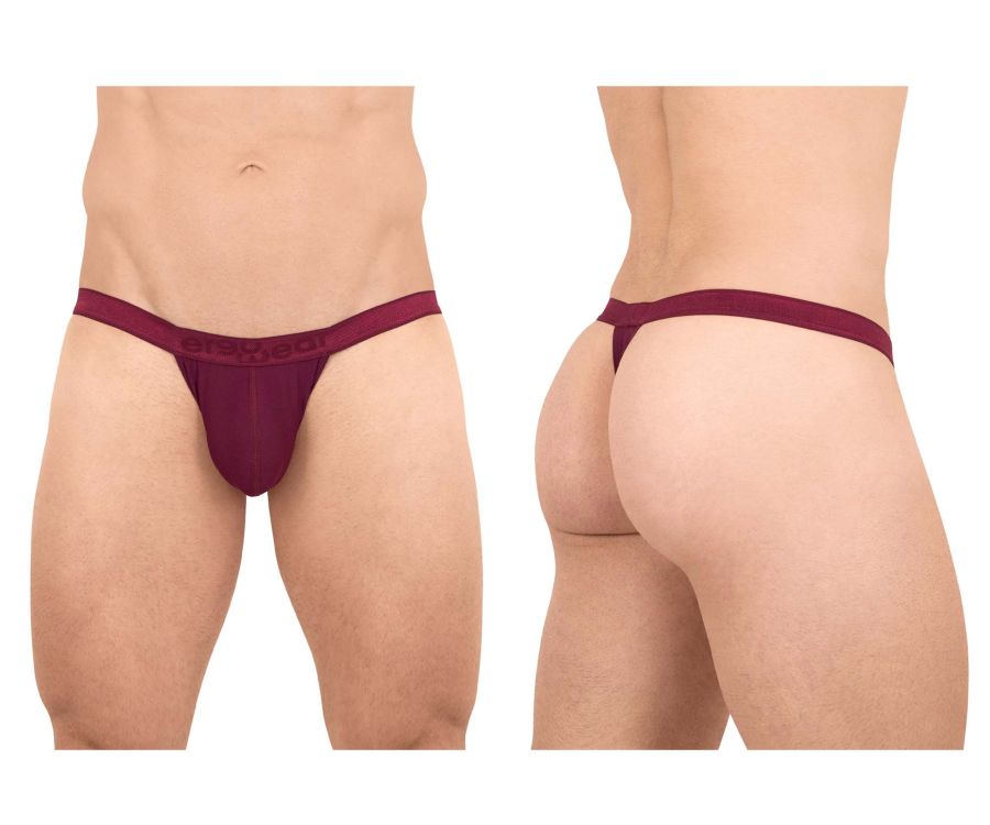ErgoWear EW1656 SLK Thongs Color Burgundy - DealByEthan.gay loves ErgoWear