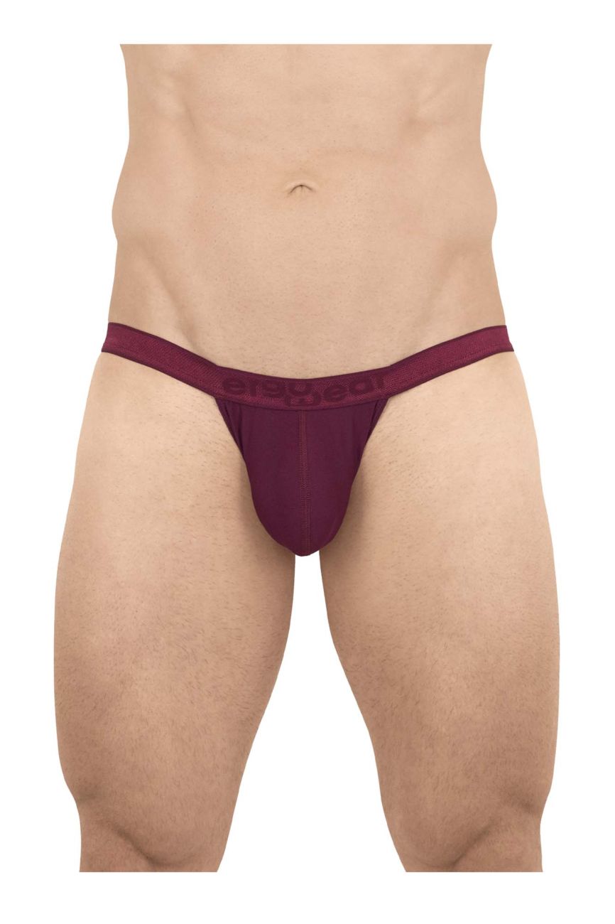 ErgoWear EW1656 SLK Thongs Color Burgundy - DealByEthan.gay loves ErgoWear