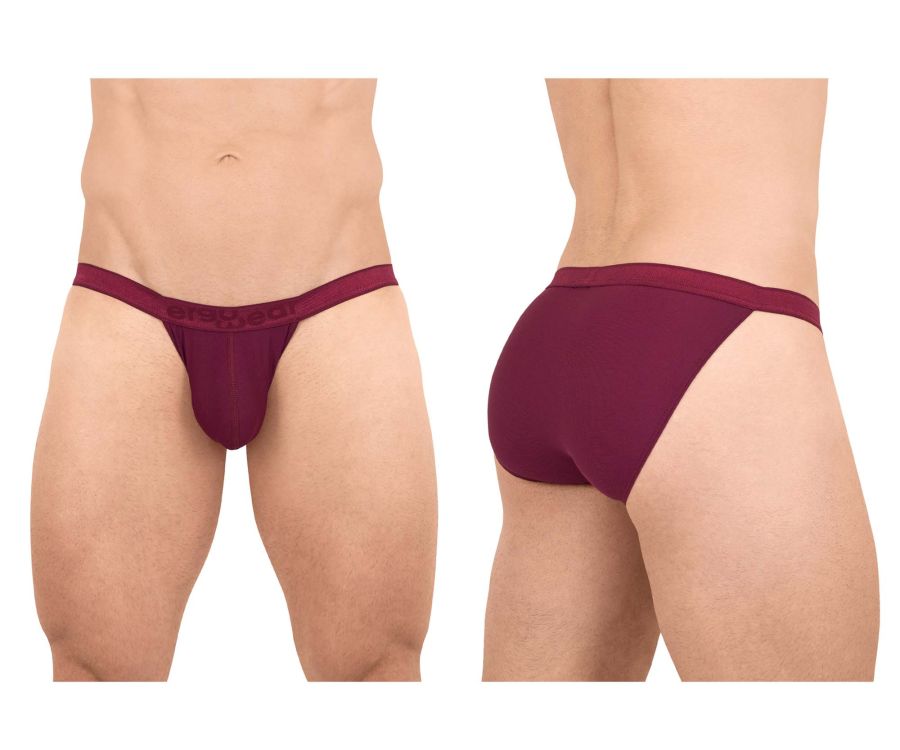 ErgoWear EW1657 SLK Bikini Color Burgundy - DealByEthan.gay loves ErgoWear