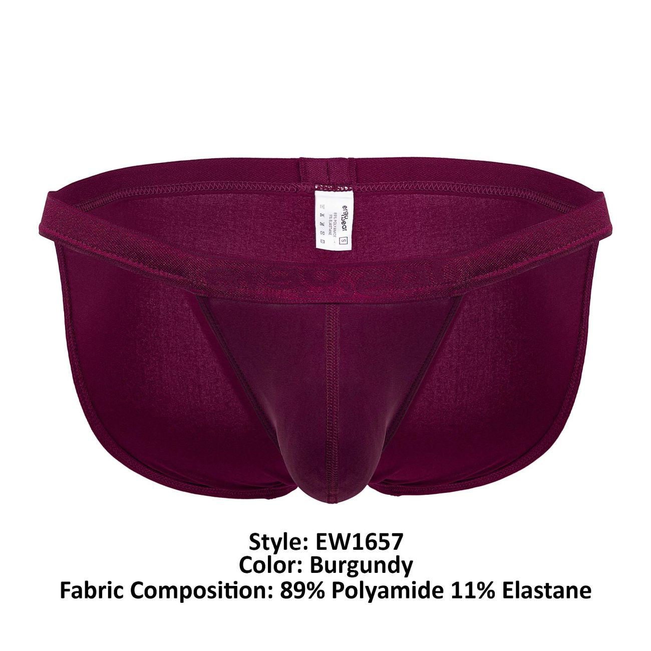ErgoWear EW1657 SLK Bikini Color Burgundy - DealByEthan.gay loves ErgoWear