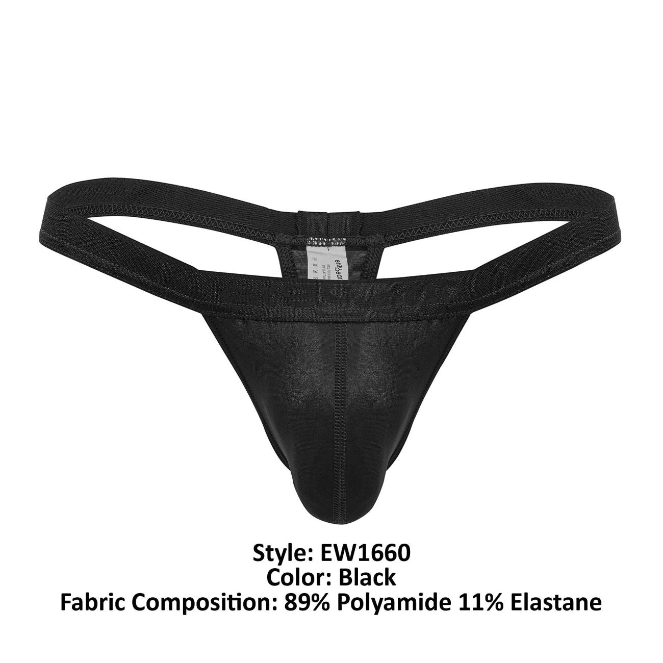 ErgoWear EW1660 SLK Thongs Color Black - DealByEthan.gay loves ErgoWear
