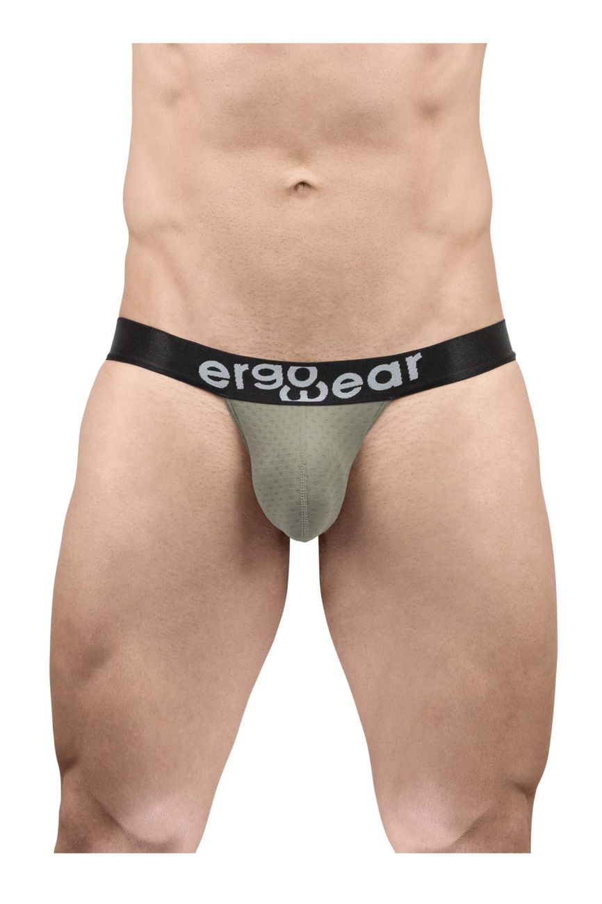 ErgoWear EW1676 MAX FLOW Jockstrap Color Smoke Green - DealByEthan.gay loves ErgoWear