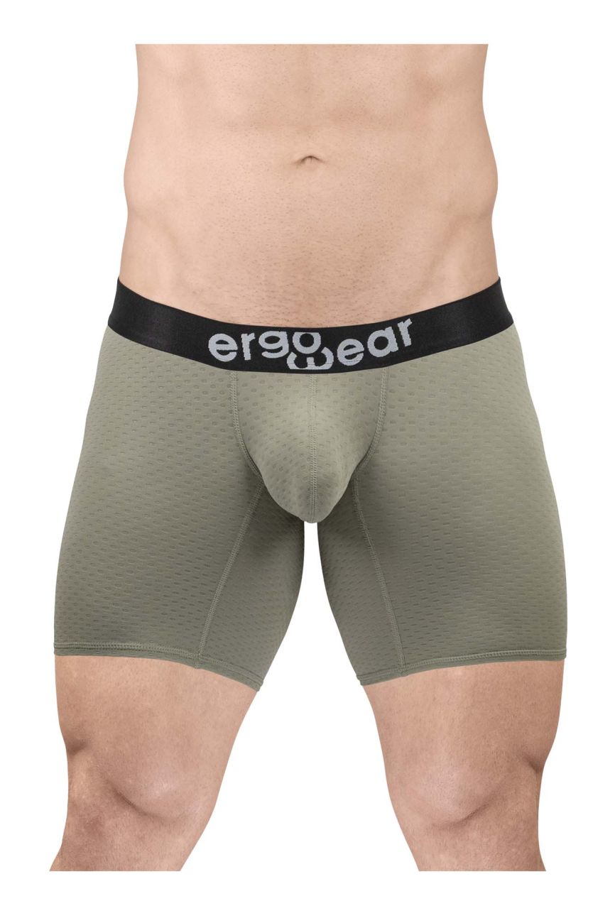 ErgoWear EW1680 MAX FLOW Boxer Briefs Color Smoke Green - DealByEthan.gay loves ErgoWear