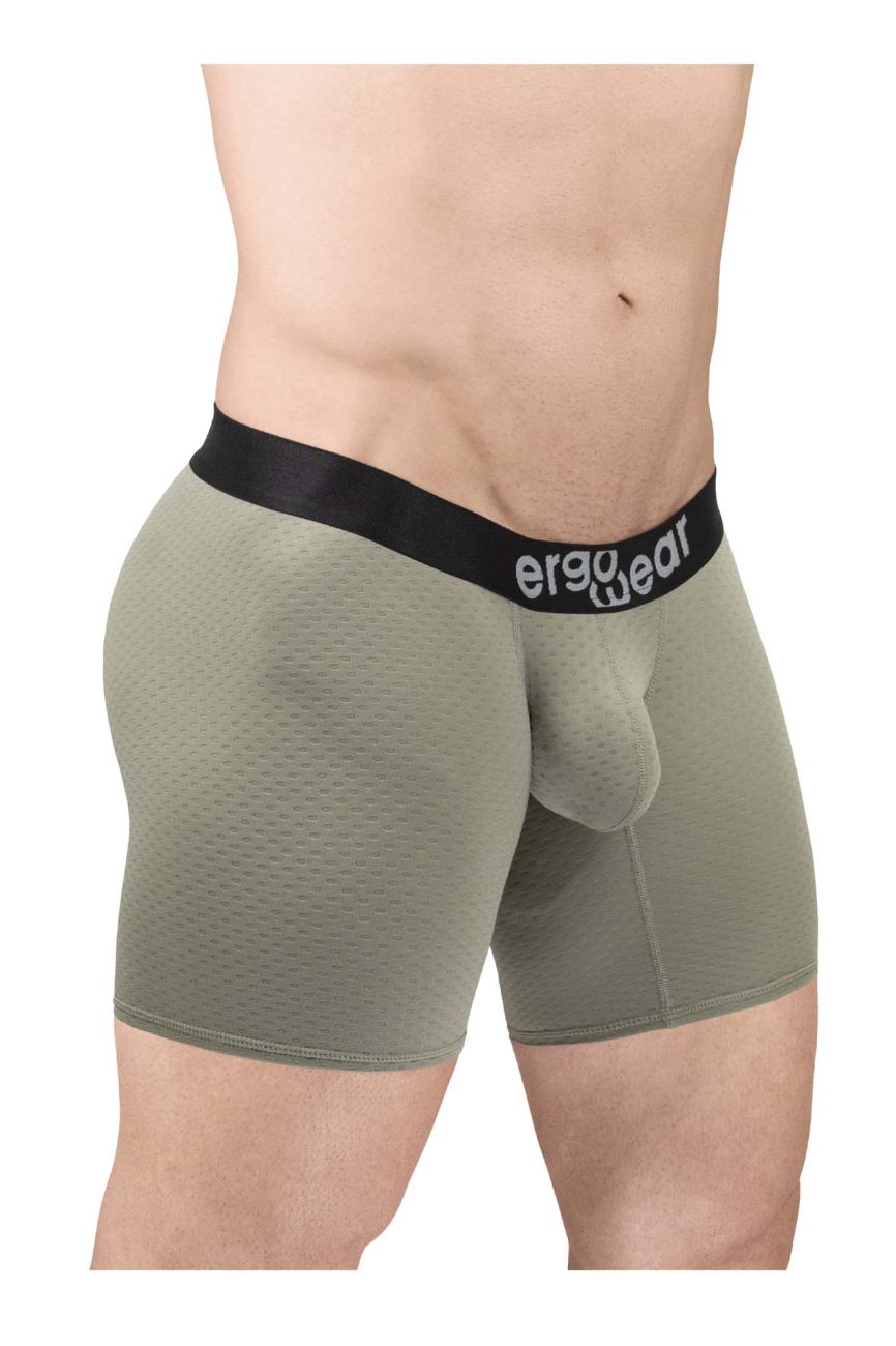 ErgoWear EW1680 MAX FLOW Boxer Briefs Color Smoke Green - DealByEthan.gay loves ErgoWear