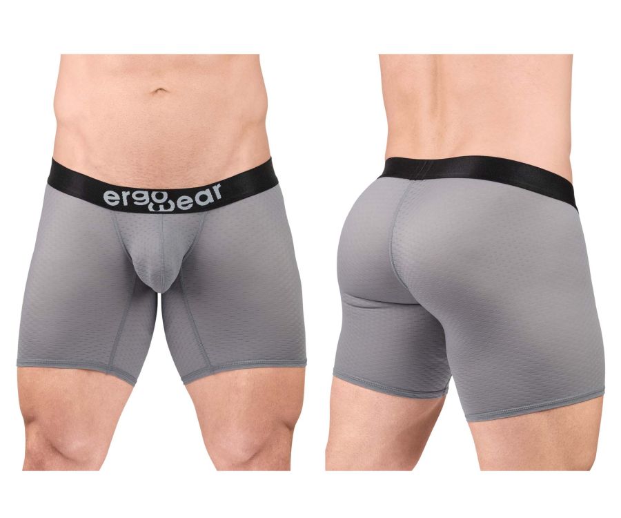 ErgoWear EW1685 MAX FLOW Boxer Briefs Color Gray - DealByEthan.gay loves ErgoWear