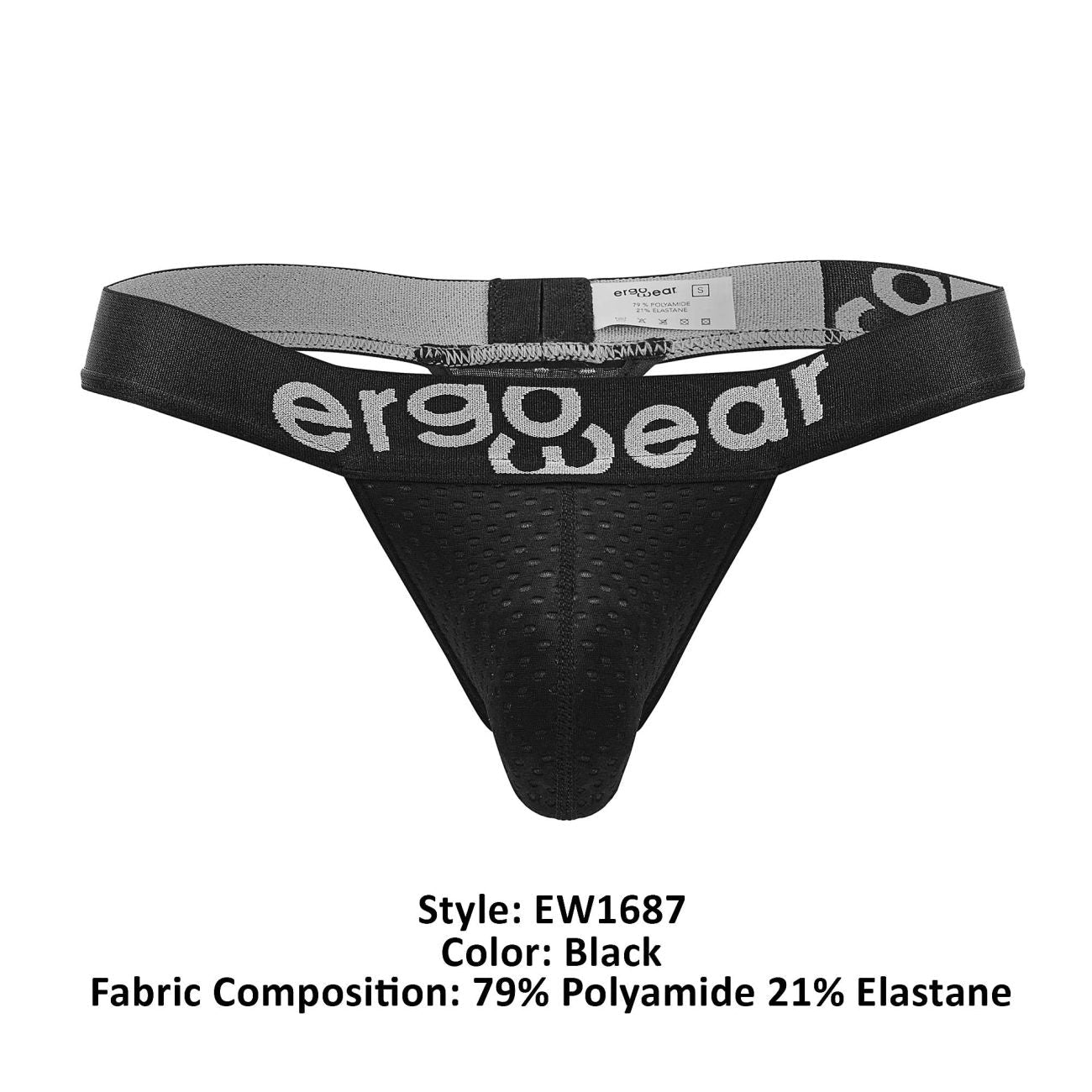 ErgoWear EW1687 MAX FLOW G-String Color Black - DealByEthan.gay loves ErgoWear