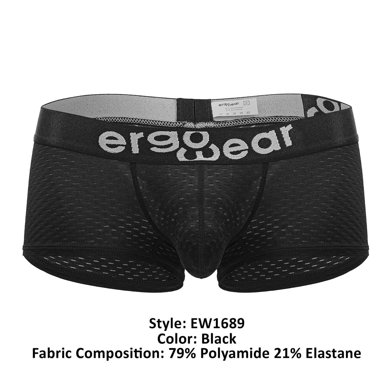 ErgoWear EW1689 MAX FLOW Trunks Color Black - DealByEthan.gay loves ErgoWear