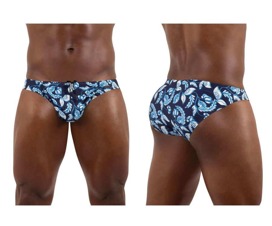 ErgoWear EW1697 FEEL SW Swim Briefs Color Abstract Blue - DealByEthan.gay loves ErgoWear