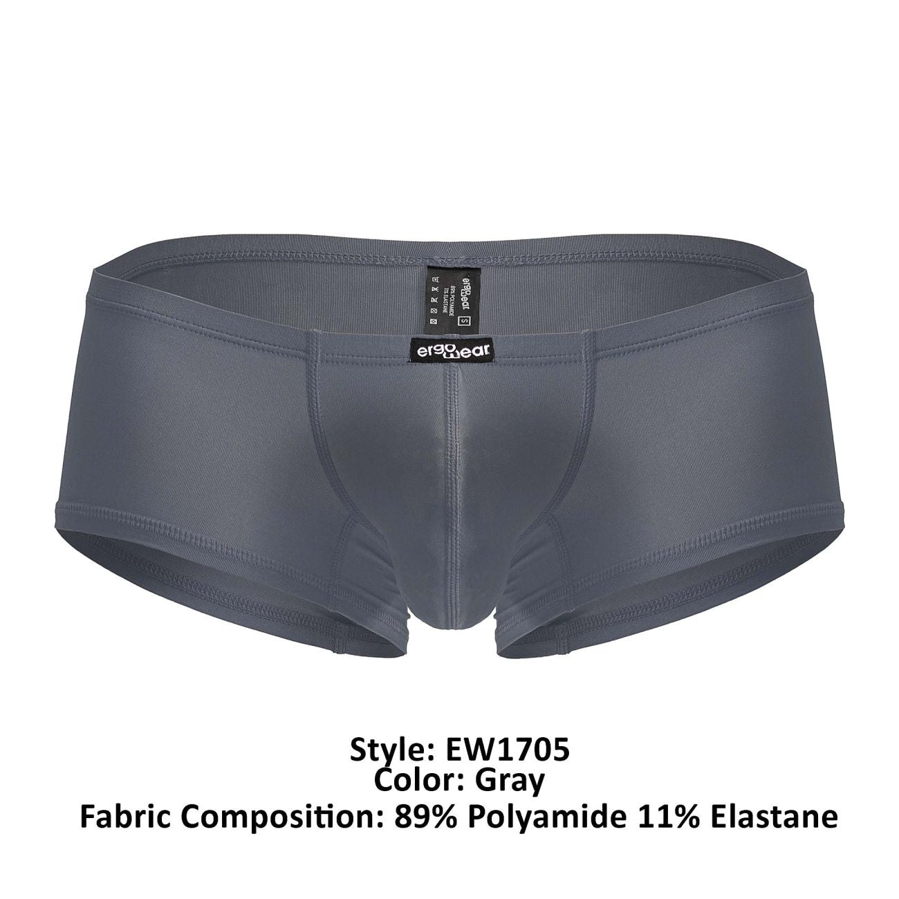 ErgoWear EW1705 X4D Trunks Color Gray - DealByEthan.gay loves ErgoWear