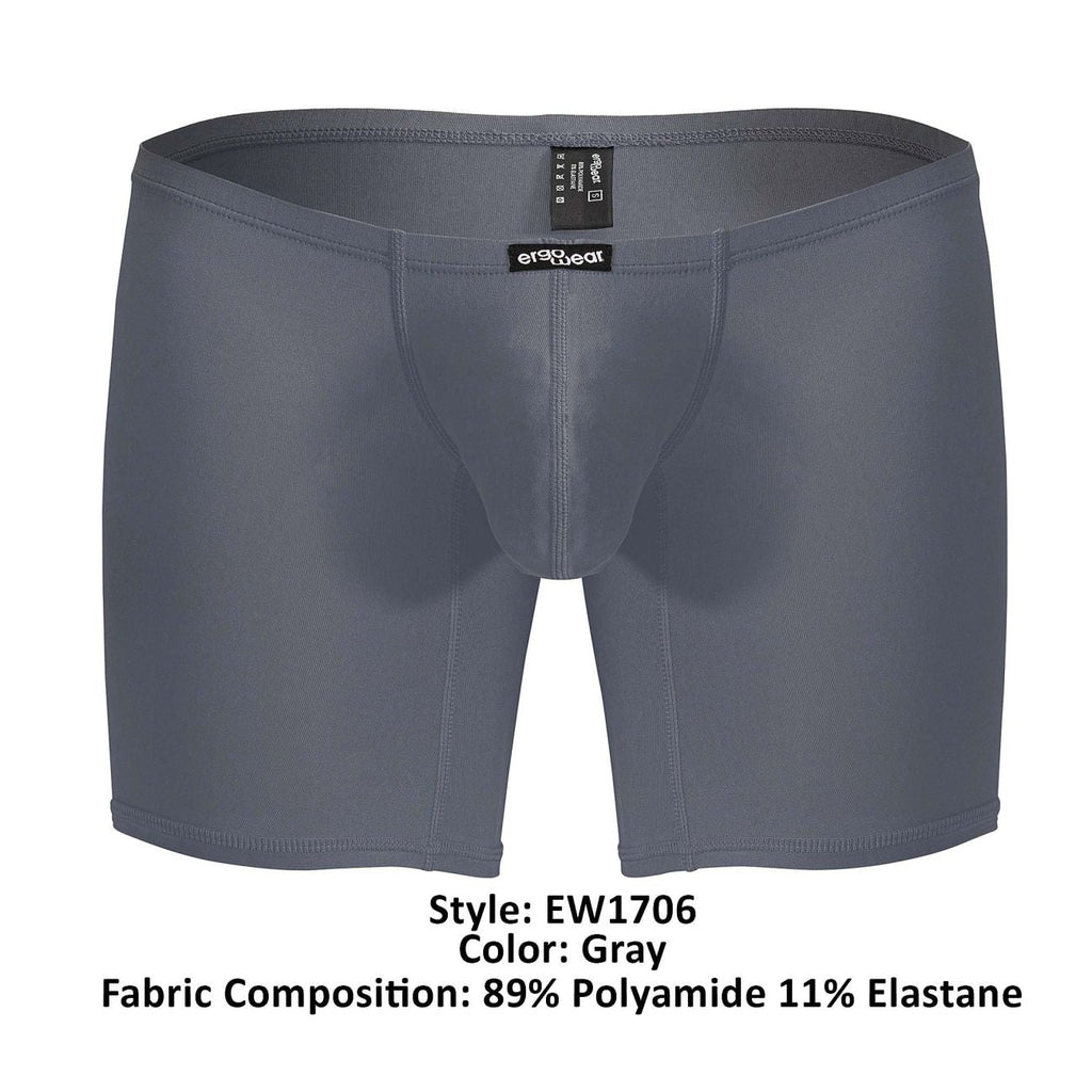 ErgoWear EW1706 X4D Boxer Briefs Color Gray - DealByEthan.gay loves ErgoWear