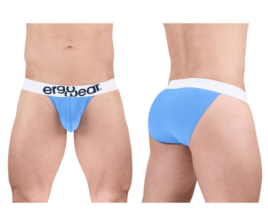 ErgoWear EW1712 MAX COTTON Bikini Color Light Blue - DealByEthan.gay loves ErgoWear
