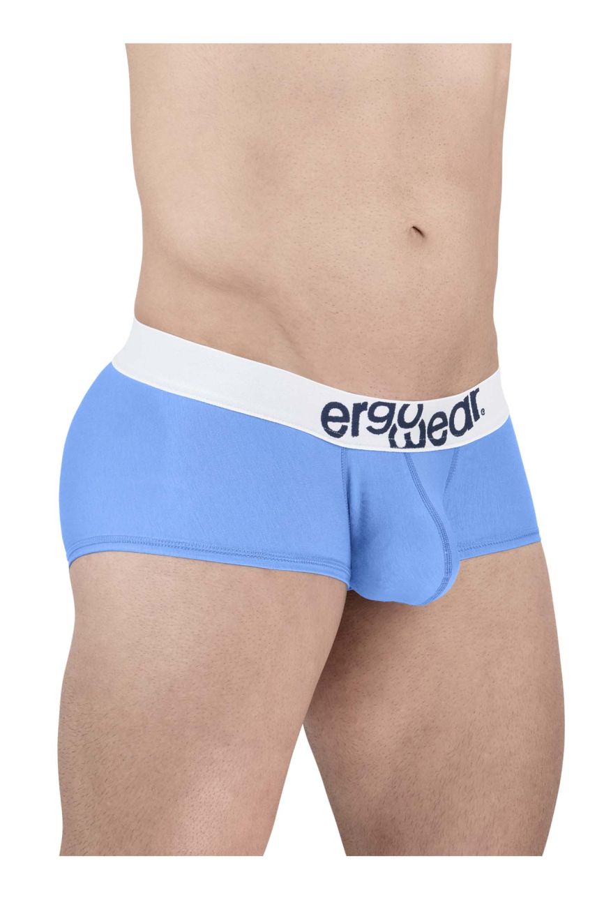ErgoWear EW1713 MAX COTTON Trunks Color Light Blue - DealByEthan.gay loves ErgoWear