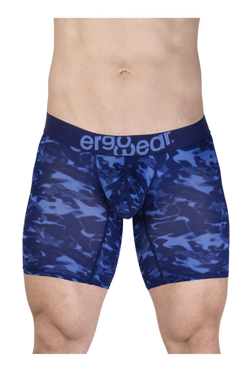 ErgoWear EW1721 MAX SE CAMO Boxer Briefs Color Blue - DealByEthan.gay loves ErgoWear