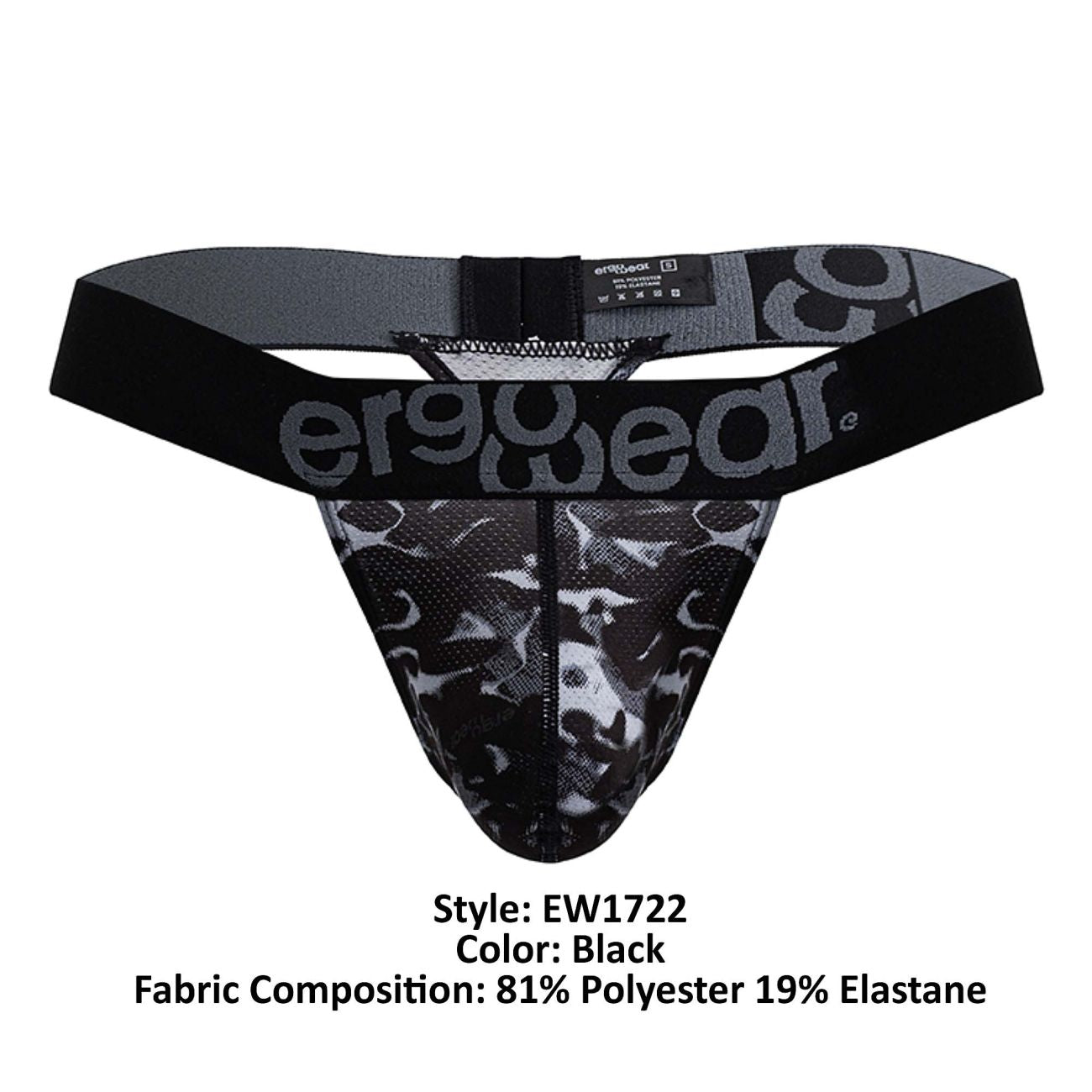 ErgoWear EW1722 MAX SE CAMO G-String Color Black - DealByEthan.gay loves ErgoWear