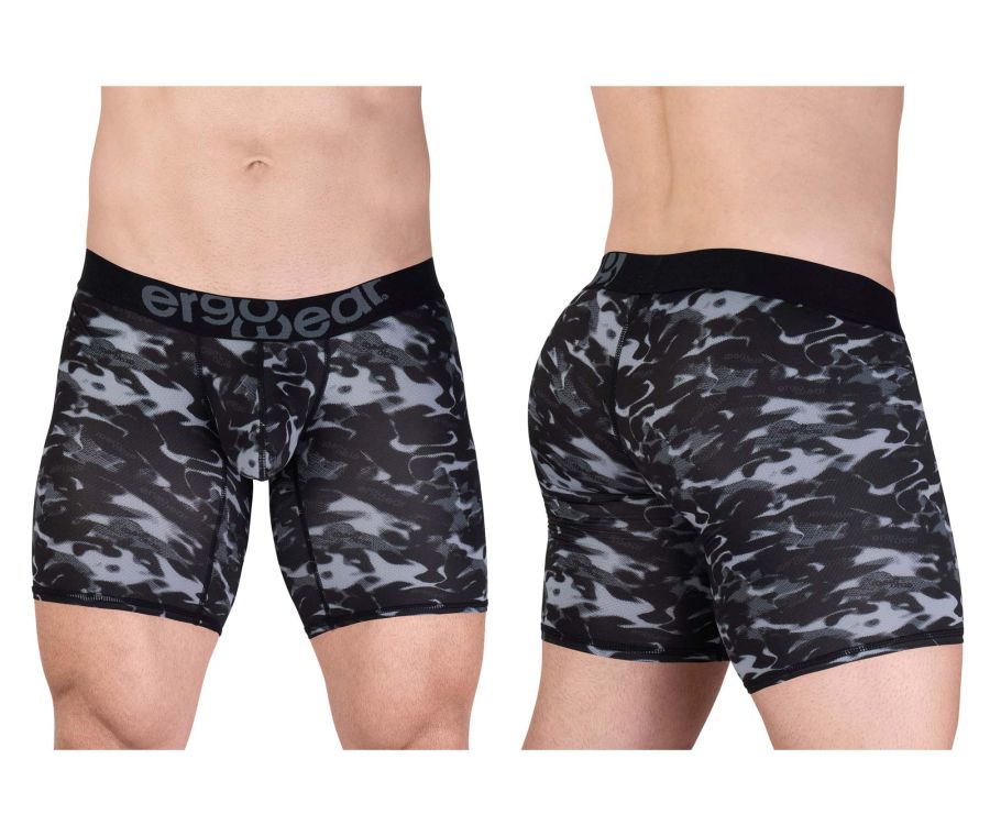 ErgoWear EW1725 MAX SE CAMO Boxer Briefs Color Black - DealByEthan.gay loves ErgoWear