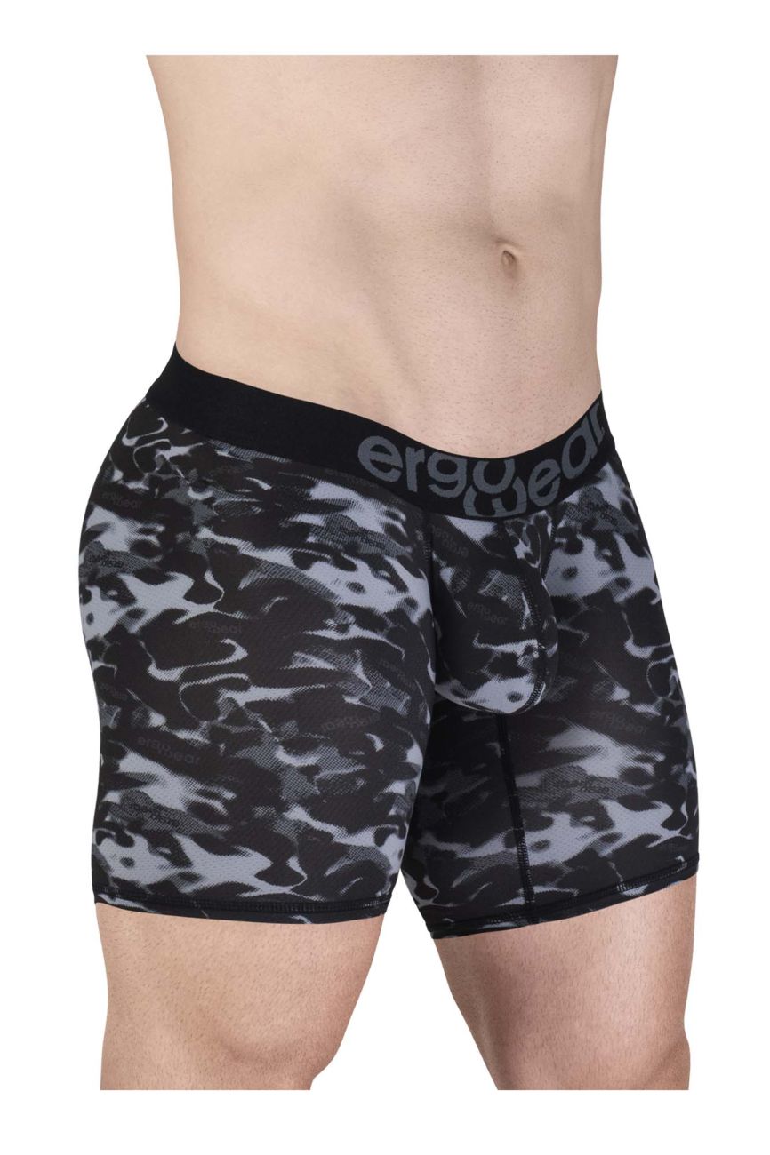 ErgoWear EW1725 MAX SE CAMO Boxer Briefs Color Black - DealByEthan.gay loves ErgoWear