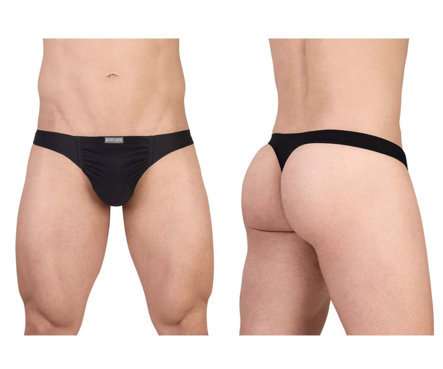 ErgoWear EW1726 FEEL GR8 Cotton Thongs Color Black - DealByEthan.gay loves ErgoWear