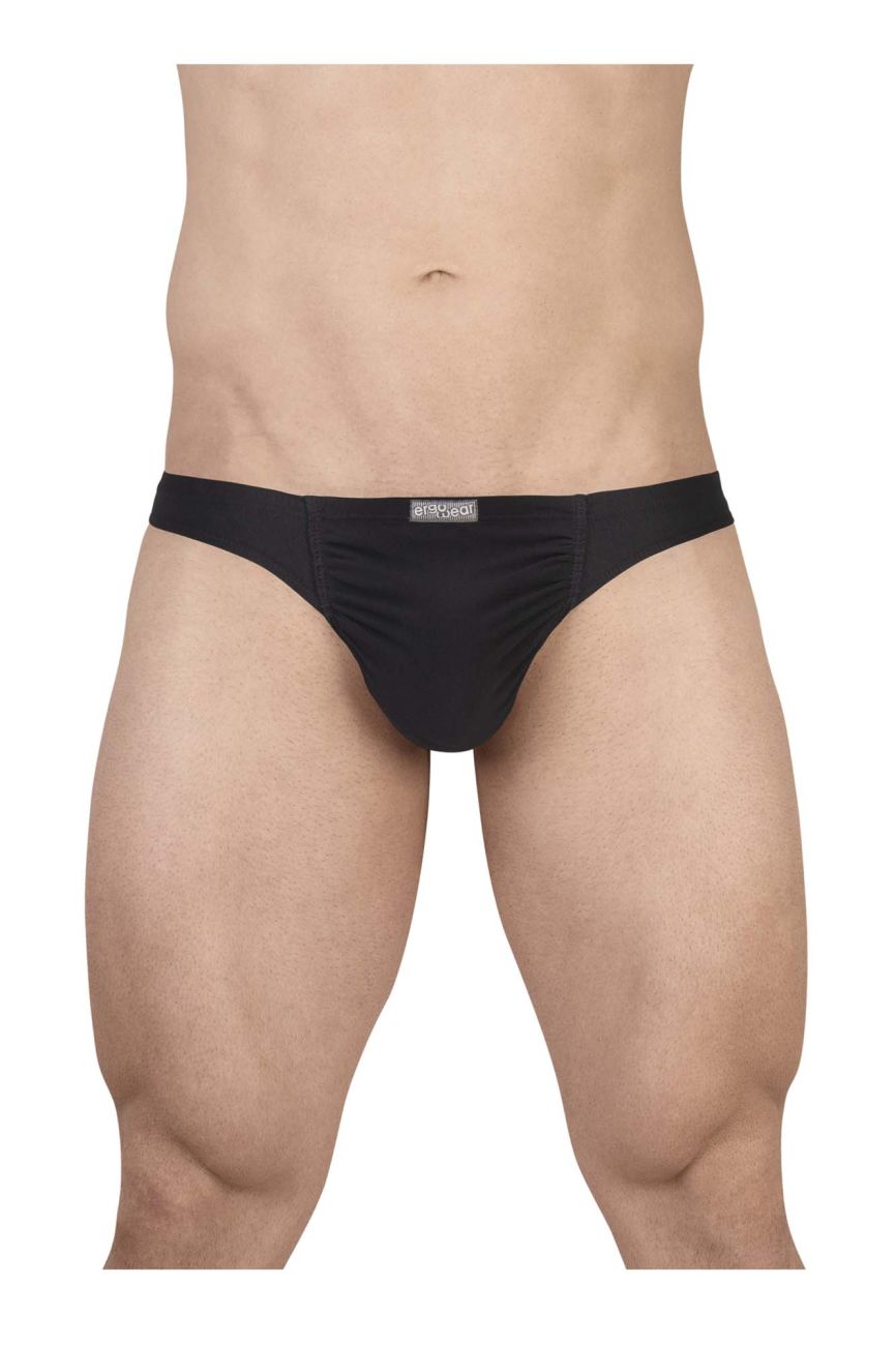 ErgoWear EW1726 FEEL GR8 Cotton Thongs Color Black - DealByEthan.gay loves ErgoWear