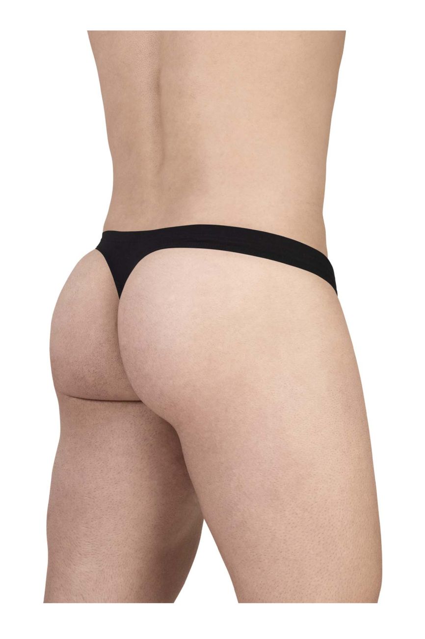 ErgoWear EW1726 FEEL GR8 Cotton Thongs Color Black - DealByEthan.gay loves ErgoWear