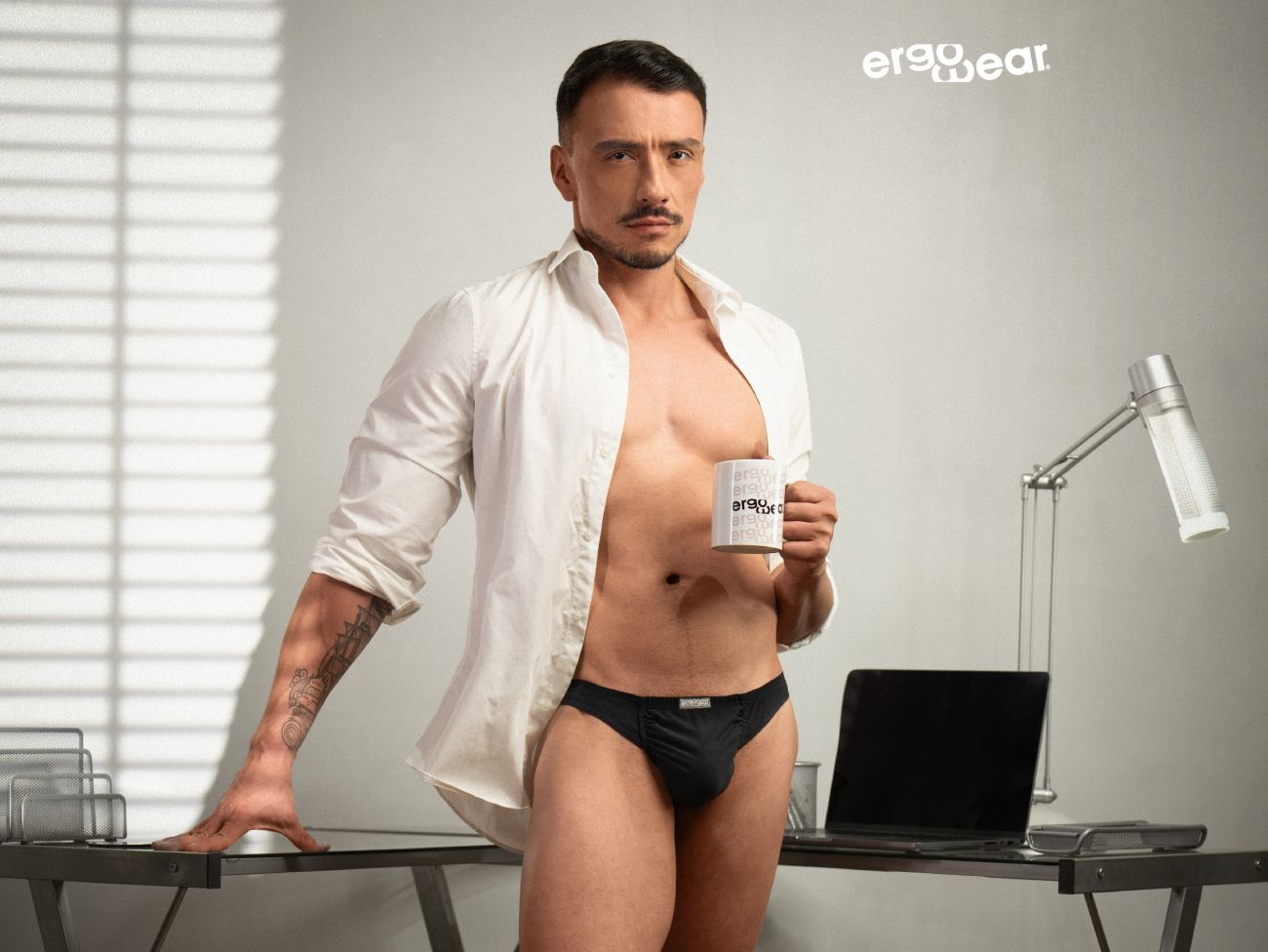 ErgoWear EW1726 FEEL GR8 Cotton Thongs Color Black - DealByEthan.gay loves ErgoWear