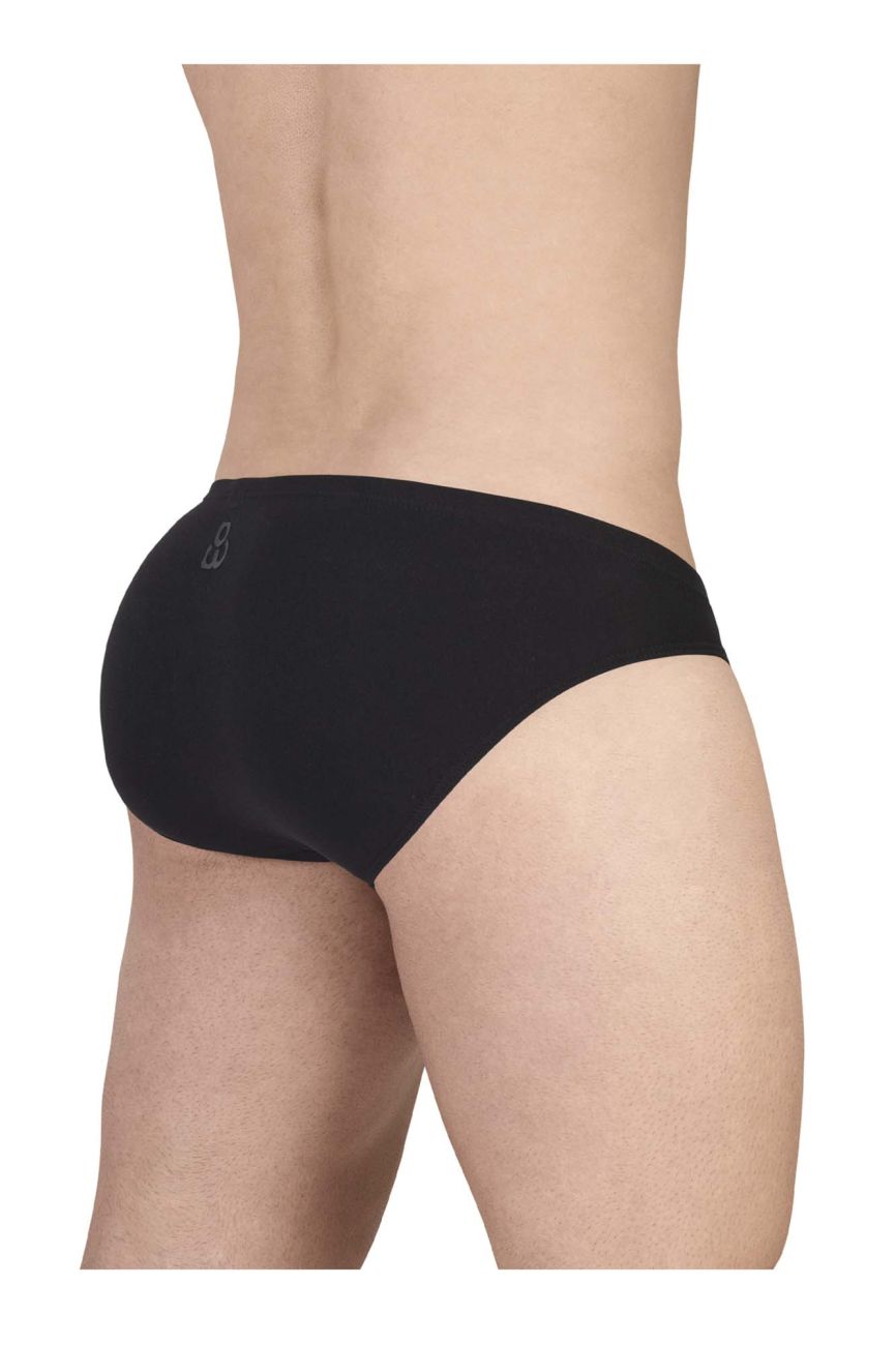 ErgoWear EW1727 FEEL GR8 Cotton Bikini Color Black - DealByEthan.gay loves ErgoWear