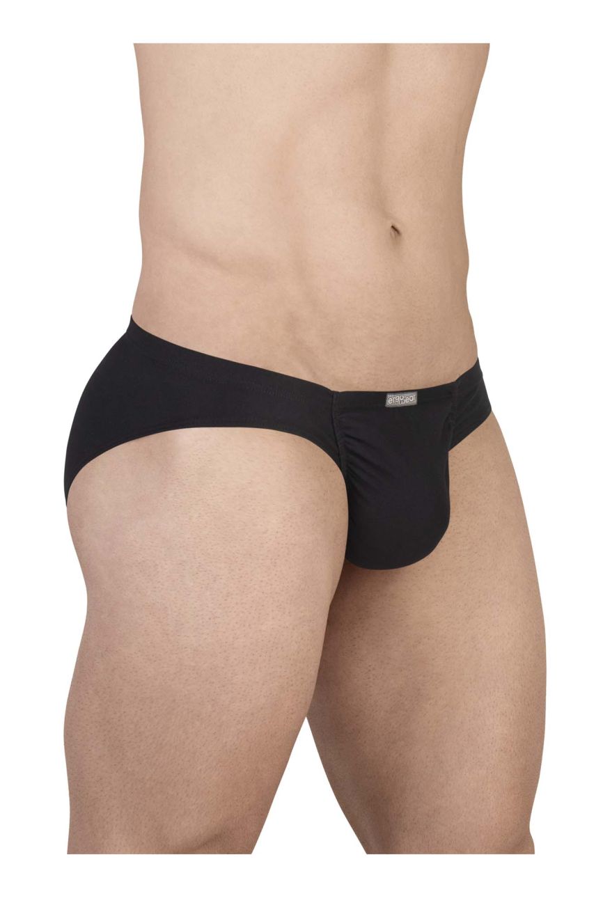 ErgoWear EW1727 FEEL GR8 Cotton Bikini Color Black - DealByEthan.gay loves ErgoWear
