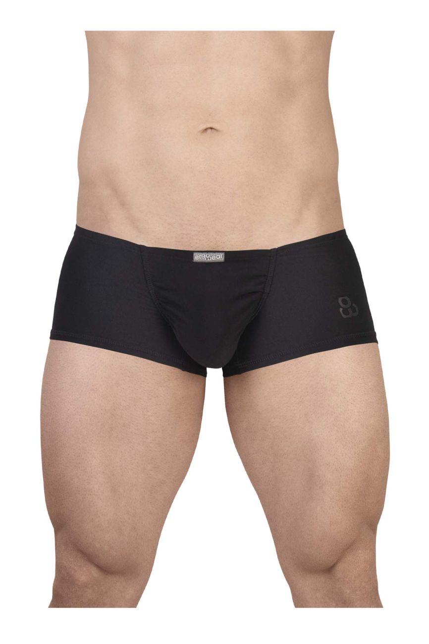 ErgoWear EW1728 FEEL GR8 Cotton Trunks Color Black - DealByEthan.gay loves ErgoWear