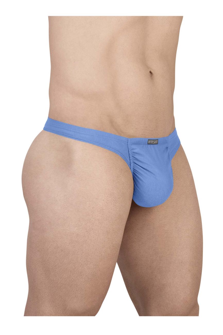 ErgoWear EW1730 FEEL GR8 Cotton Thongs Color Light Blue - DealByEthan.gay loves ErgoWear