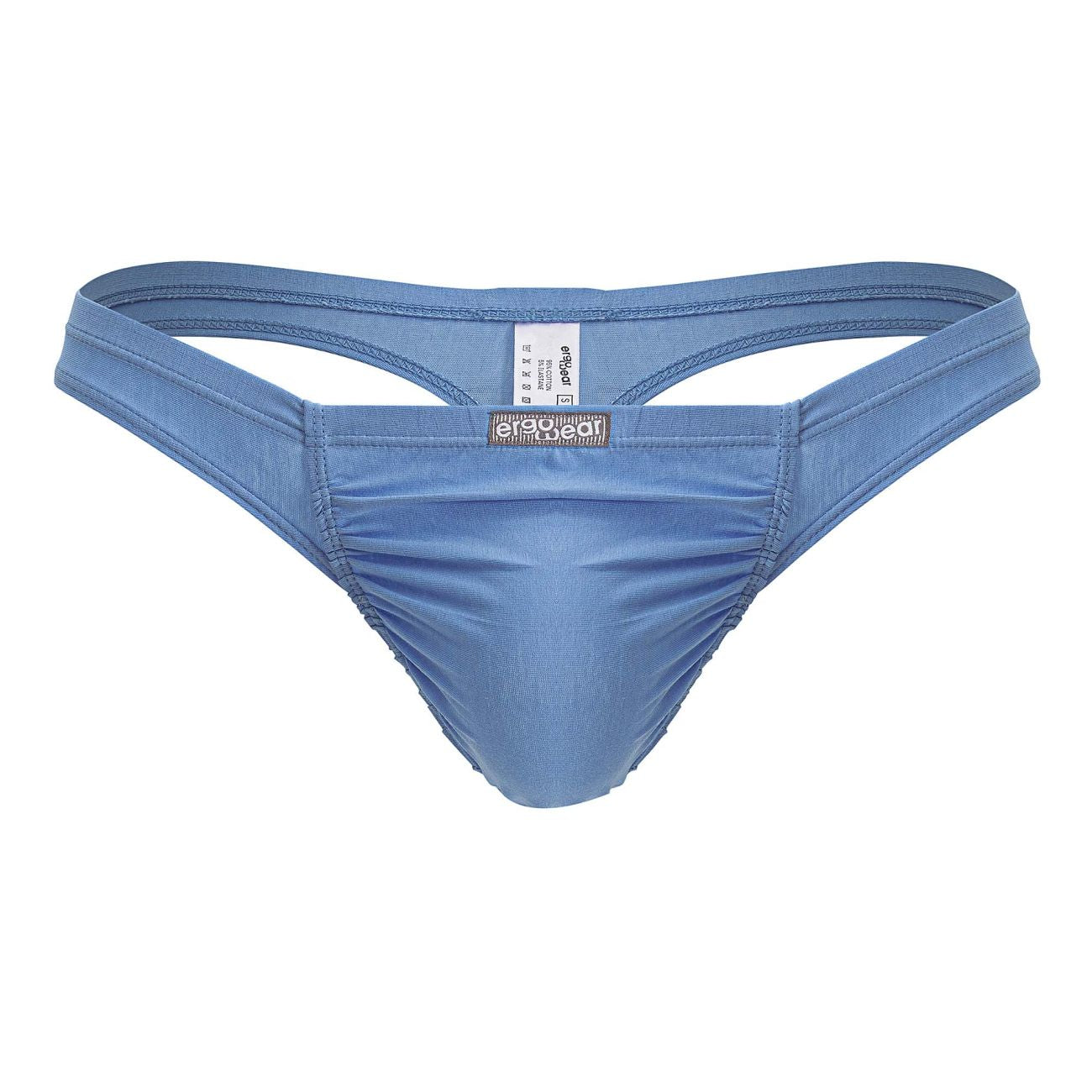 ErgoWear EW1730 FEEL GR8 Cotton Thongs Color Light Blue - DealByEthan.gay loves ErgoWear
