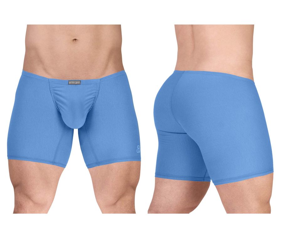 ErgoWear EW1733 FEEL GR8 Cotton Boxer Briefs Color Light Blue - DealByEthan.gay loves ErgoWear