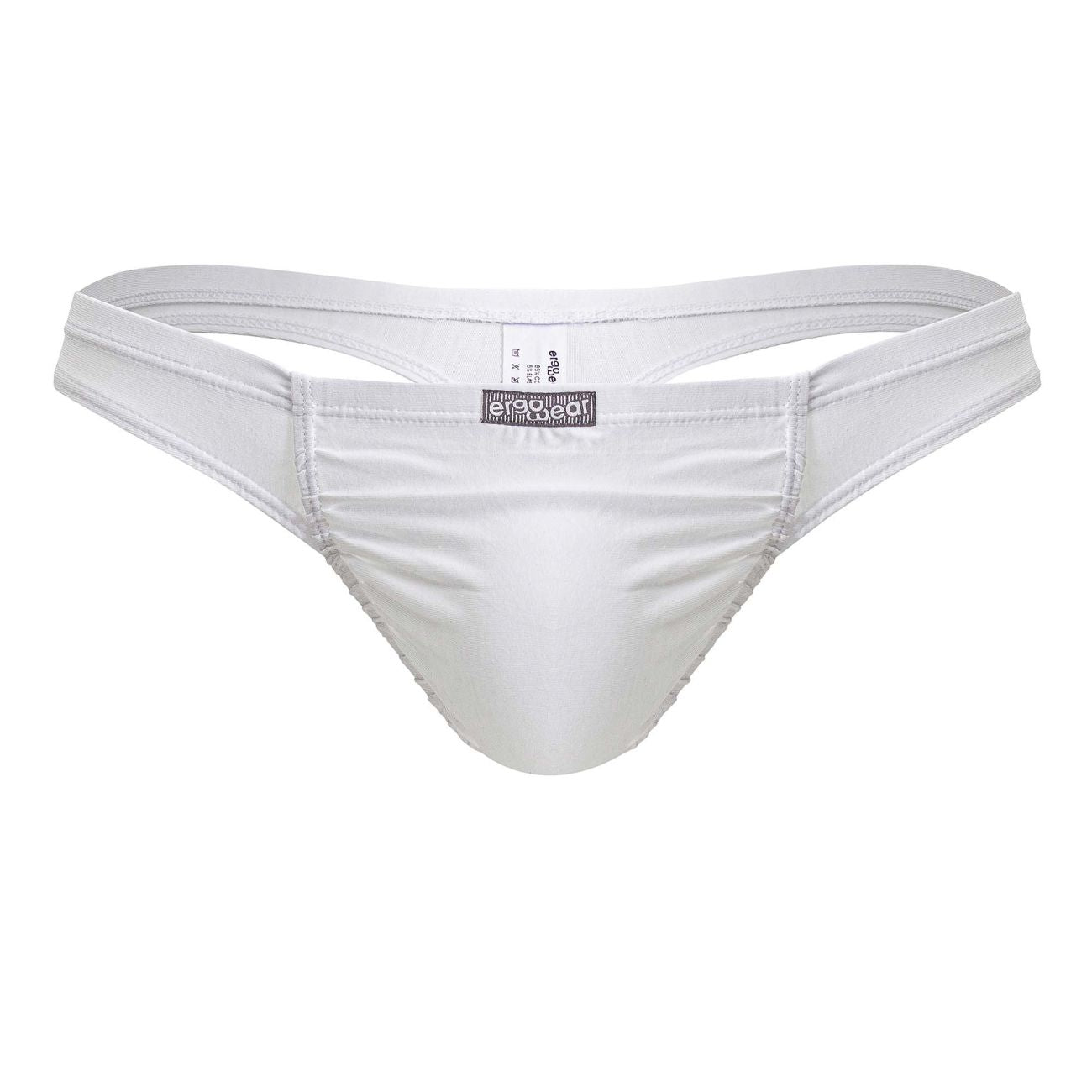 ErgoWear EW1734 FEEL GR8 Cotton Thongs Color White - DealByEthan.gay loves ErgoWear