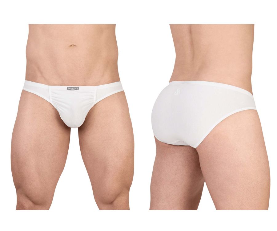 ErgoWear EW1735 FEEL GR8 Cotton Bikini Color White - DealByEthan.gay loves ErgoWear