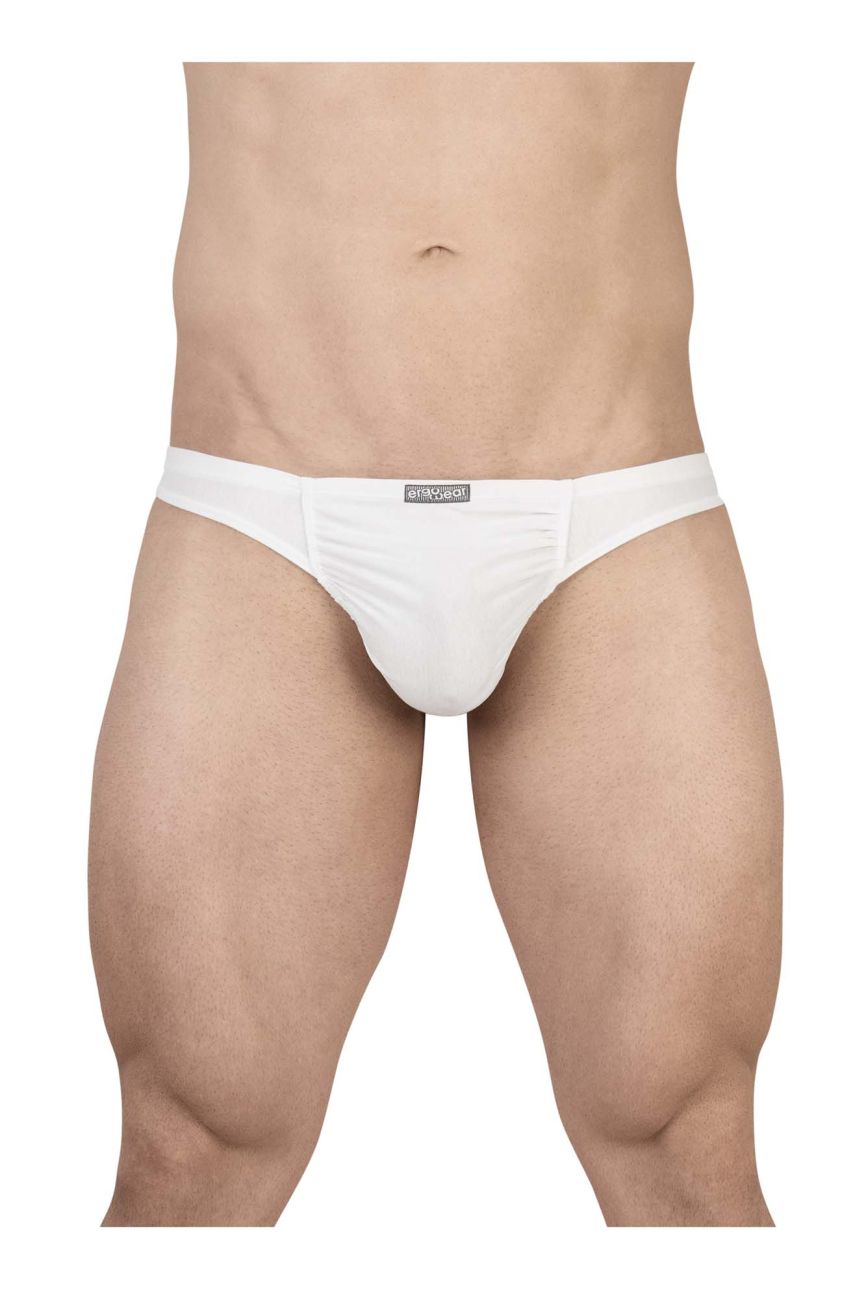 ErgoWear EW1735 FEEL GR8 Cotton Bikini Color White - DealByEthan.gay loves ErgoWear