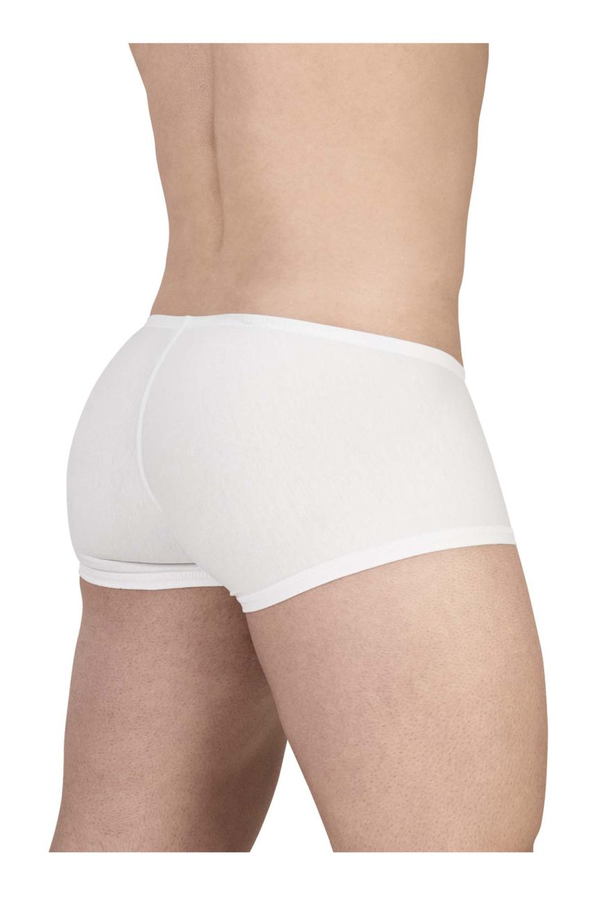 ErgoWear EW1736 FEEL GR8 Cotton Trunks Color White - DealByEthan.gay loves ErgoWear