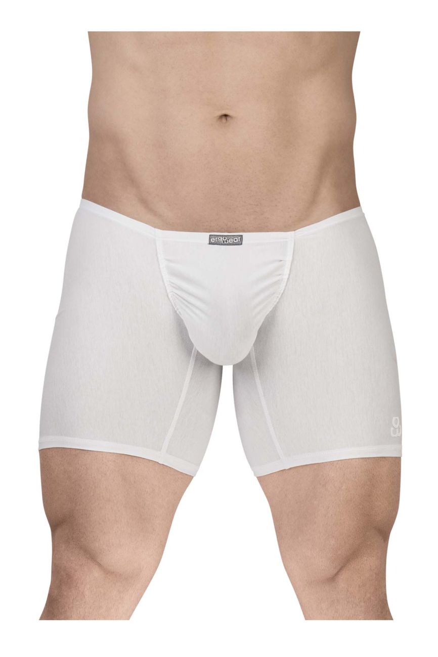 ErgoWear EW1737 FEEL GR8 Cotton Boxer Briefs Color White - DealByEthan.gay loves ErgoWear