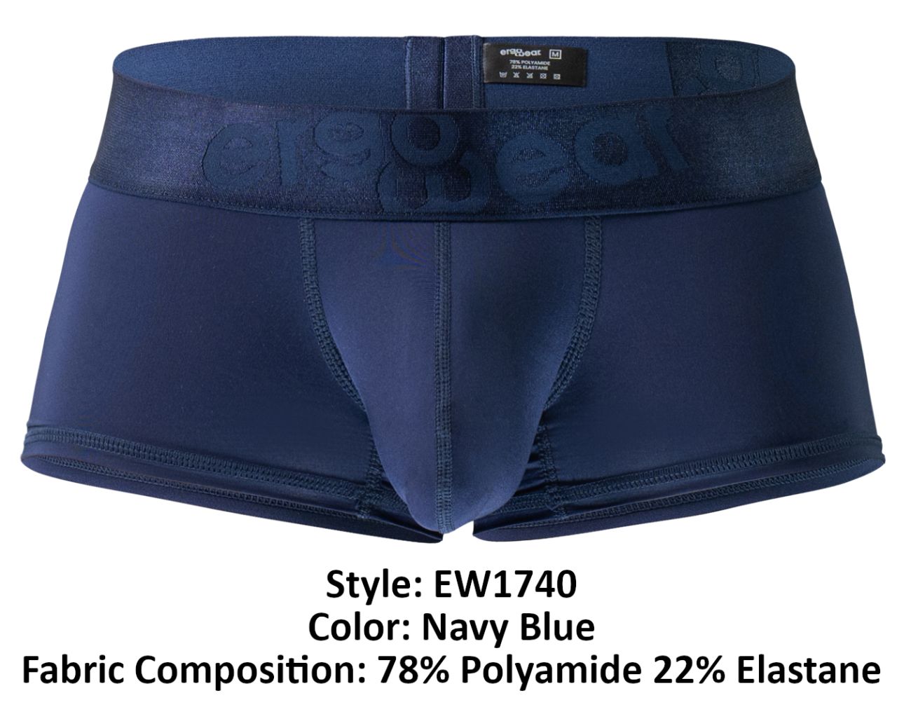 ErgoWear EW1740 MAX BOLD Trunks Color Navy Blue - DealByEthan.gay loves ErgoWear
