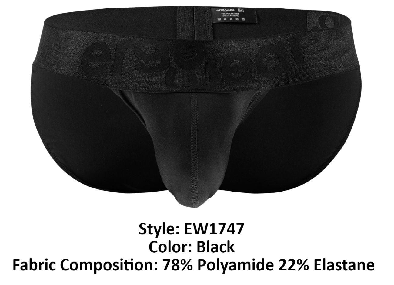 ErgoWear EW1747 MAX BOLD Bikini Color Black - DealByEthan.gay loves ErgoWear
