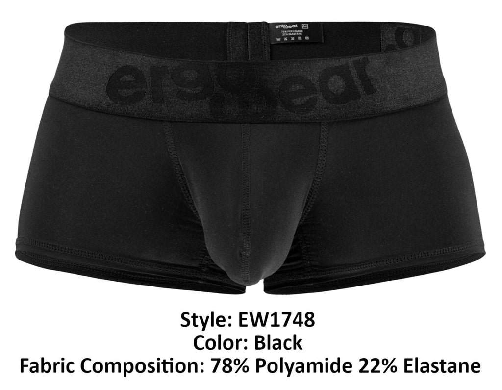 ErgoWear EW1748 MAX BOLD Trunks Color Black - DealByEthan.gay loves ErgoWear