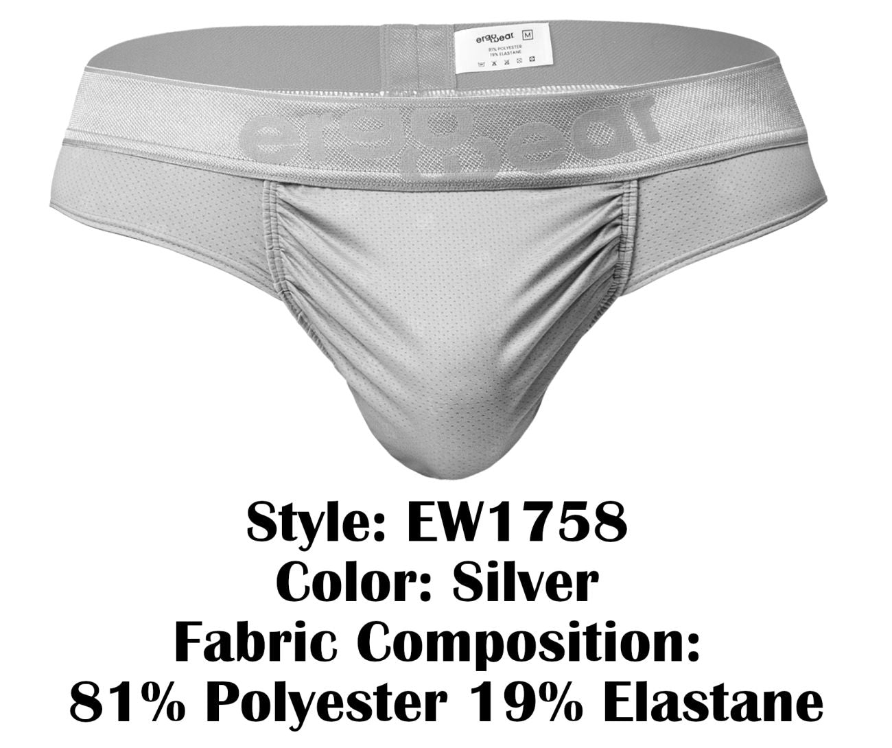 ErgoWear EW1758 FEEL SE Tangas Farbe Silber