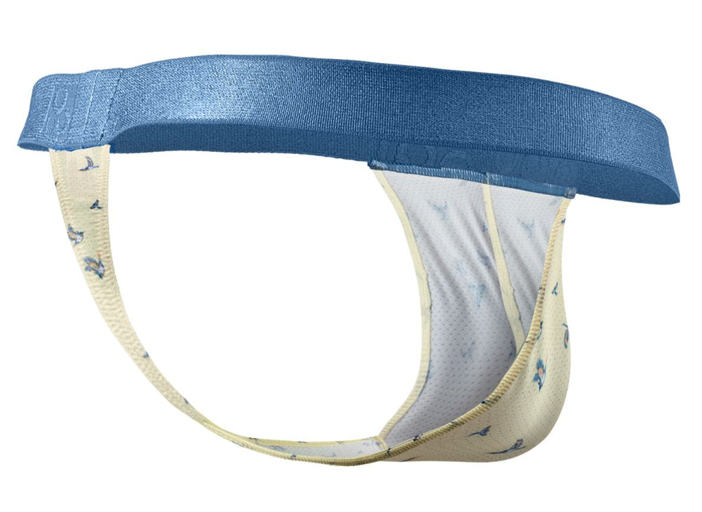 ErgoWear EW1768 SLK SE G-String Color Vanilla-Birds - DealByEthan.gay loves ErgoWear