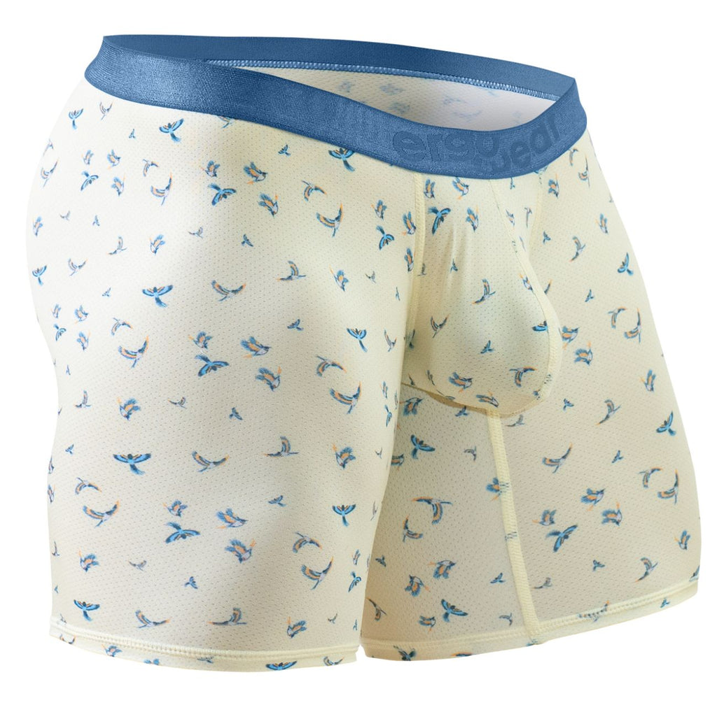 ErgoWear EW1771 SLK SE Boxer Briefs Color Vanilla-Birds - DealByEthan.gay loves ErgoWear