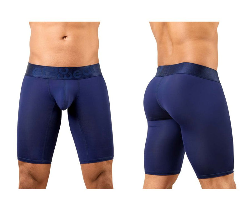 Navy blue ergo wear ew1781 max bold men’s athletic briefs with contoured design and branded waistband